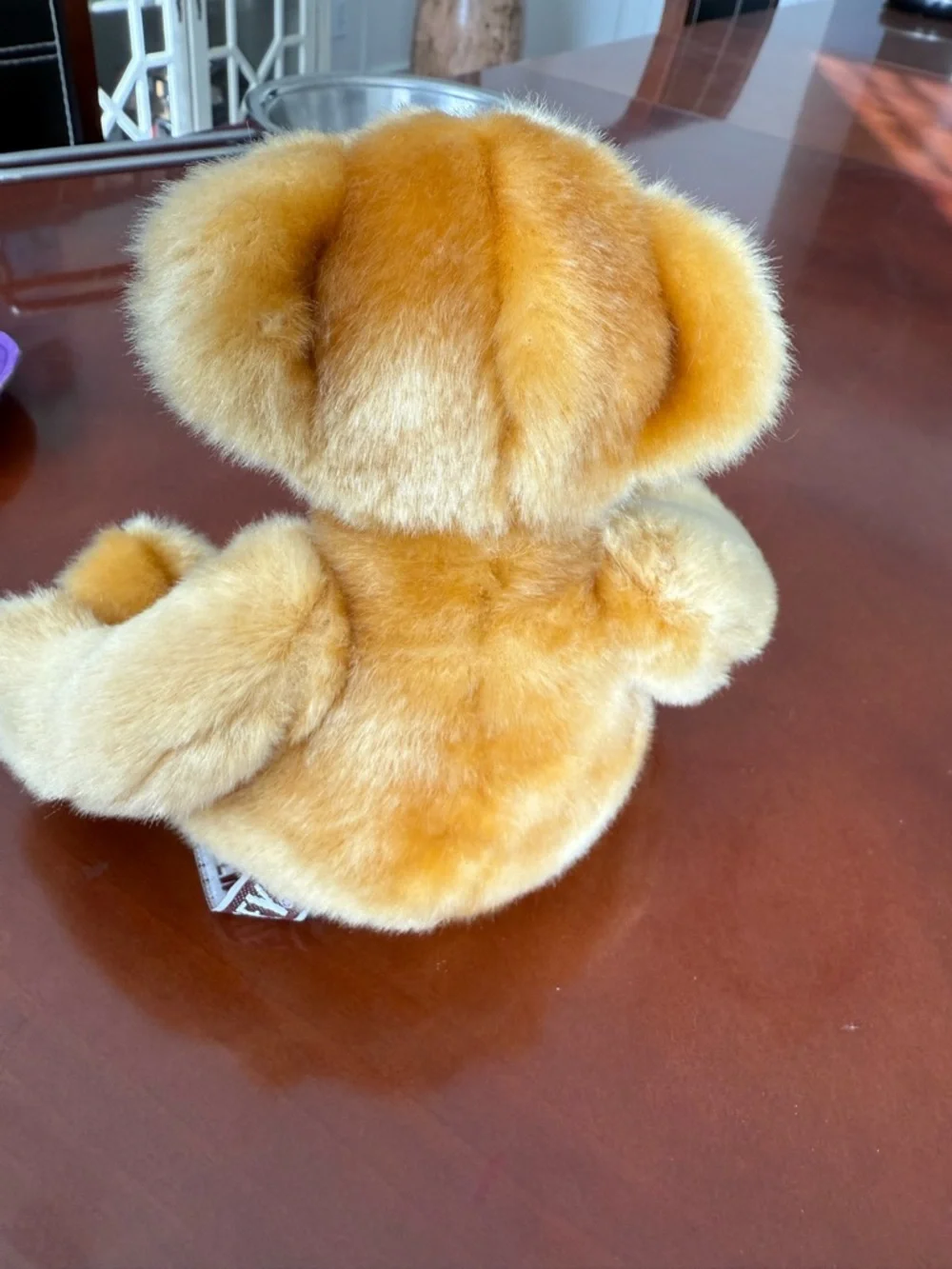 Vintage Hersheys kisses teddy bear plush Purple Heart bib removable rare